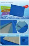 Dog Cooling Mat Pet Ice Pad Teddy Mattress Pet Cool Mat Bed Cat Cushion Summer Keep Cool Pet Cooling Dog Mat For Dogs XL XXL