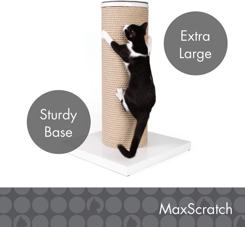Primetime Petz Hauspanther Maxscratch - Oversized Jute Cat Scratcher & Perch