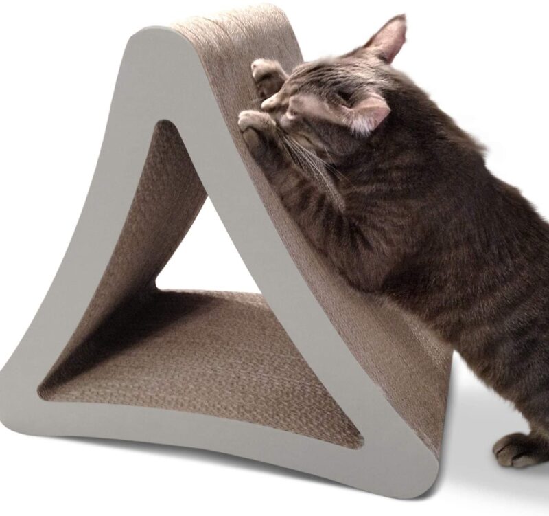 PetFusion 3-Sided Vertical Cat Scratching Post (Avail in 2 Sizes). [Multiple Scratching Angles to Match Your Cat's Preference]