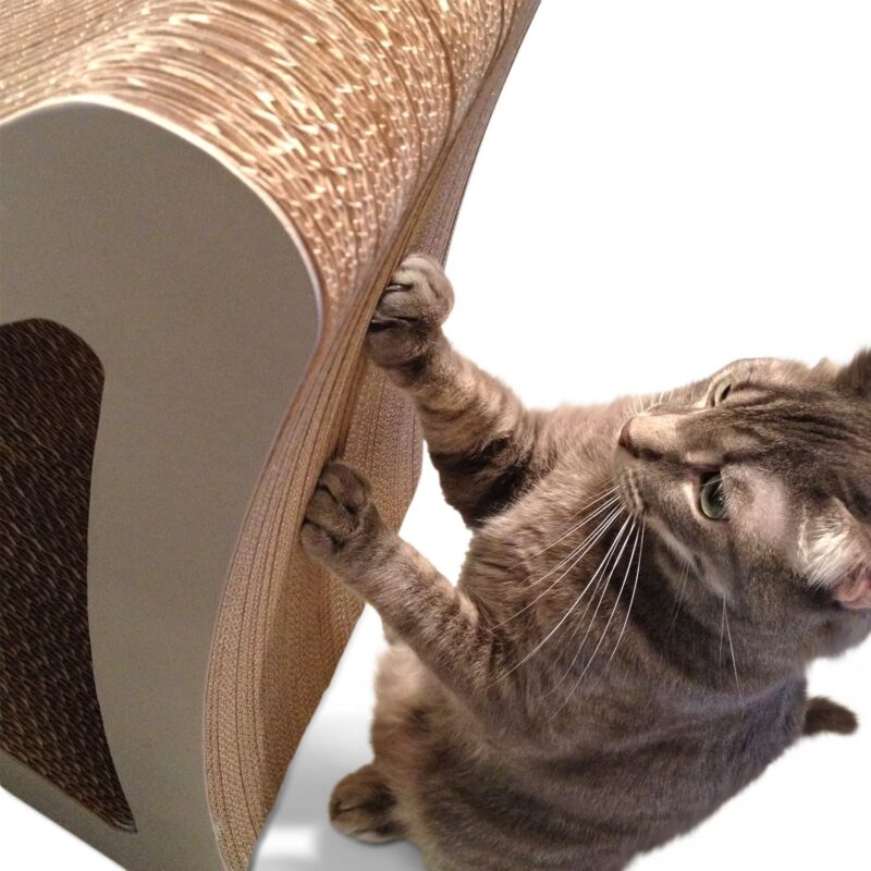 PetFusion 3-Sided Vertical Cat Scratching Post (Avail in 2 Sizes). [Multiple Scratching Angles to Match Your Cat's Preference]