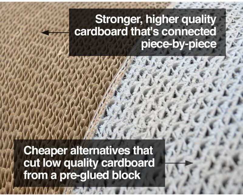 PetFusion 3-Sided Vertical Cat Scratching Post (Avail in 2 Sizes). [Multiple Scratching Angles to Match Your Cat's Preference]