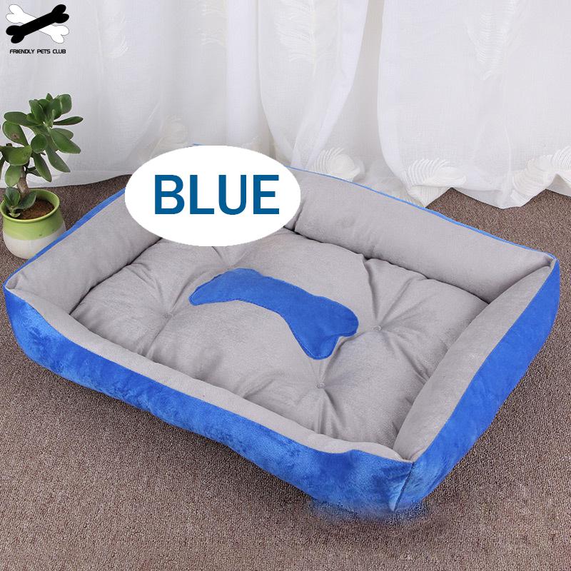 Bone Pet Bed Warm Pet bed linen For Small Medium Large Dog Soft Pet Bed For Dogs Washable House For Cat Puppy Cotton Kennel Wash
