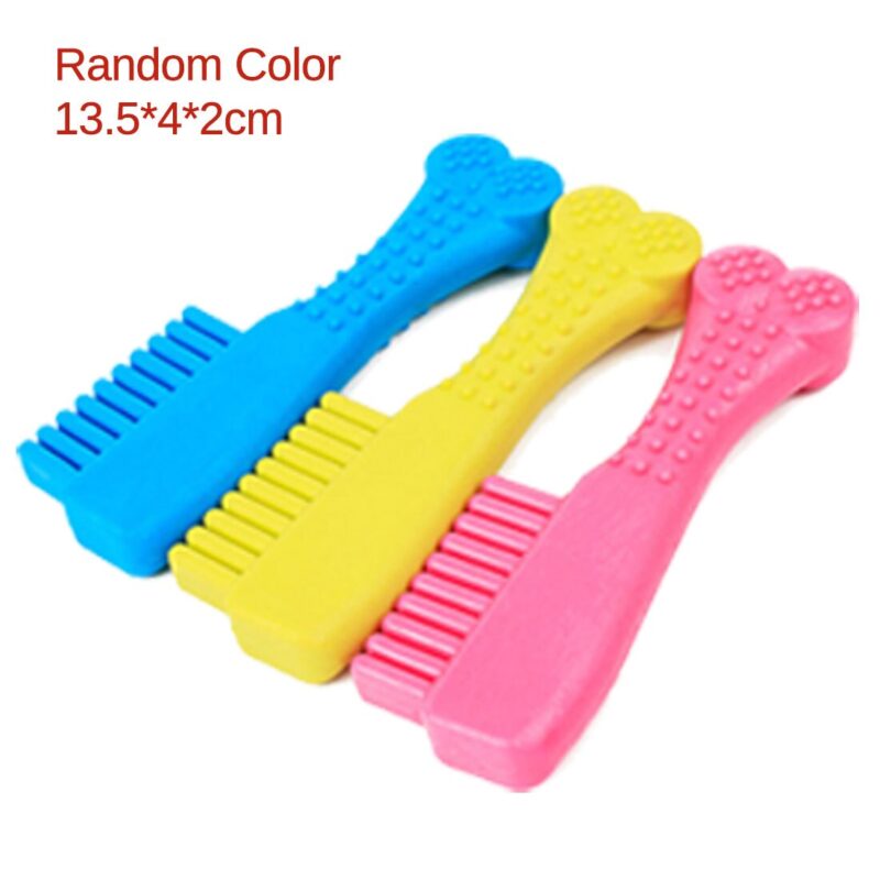 TPR Chew Dog Toys Pet Toys Teddy Puppy Healthy No Poison Chew Interactive Rubber Pacifier Bones Molar Clean The Teeth Funny Game