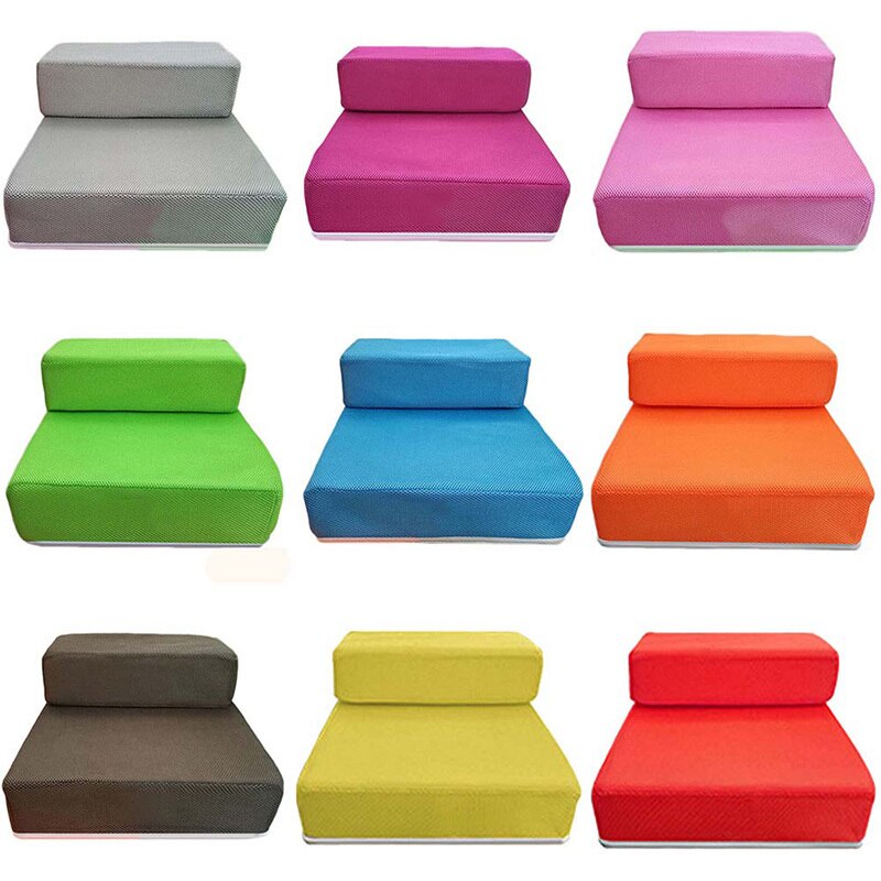 Breathable Mesh Foldable Pet Stairs Detachable Pet Bed Stairs Dog Ramp 2 Steps Ladder for Small Dogs Puppy Cat Bed Cushion Mat