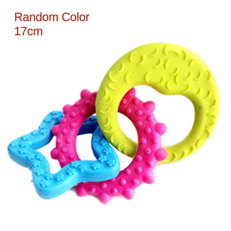 TPR Chew Dog Toys Pet Toys Teddy Puppy Healthy No Poison Chew Interactive Rubber Pacifier Bones Molar Clean The Teeth Funny Game