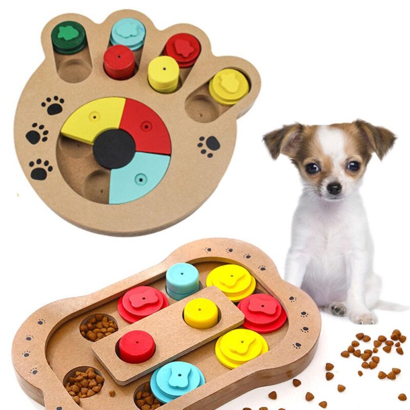 Dog Puzzle Toys Increase IQ Interactive Puppy Dog Food Dispenser Pet Dogs Training Games Feeder for Puppy medium Dog Bowls