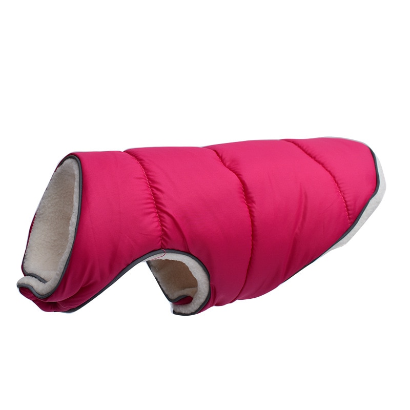 Warm Winter Dog Clothes Coat Pet Jacket Reflective puppy Dog Clothing Vest Comfortable Fleece For Small Medium Large big Dogs