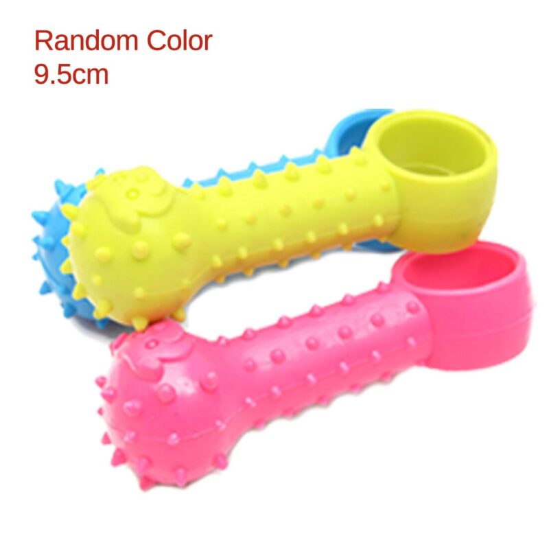 TPR Chew Dog Toys Pet Toys Teddy Puppy Healthy No Poison Chew Interactive Rubber Pacifier Bones Molar Clean The Teeth Funny Game