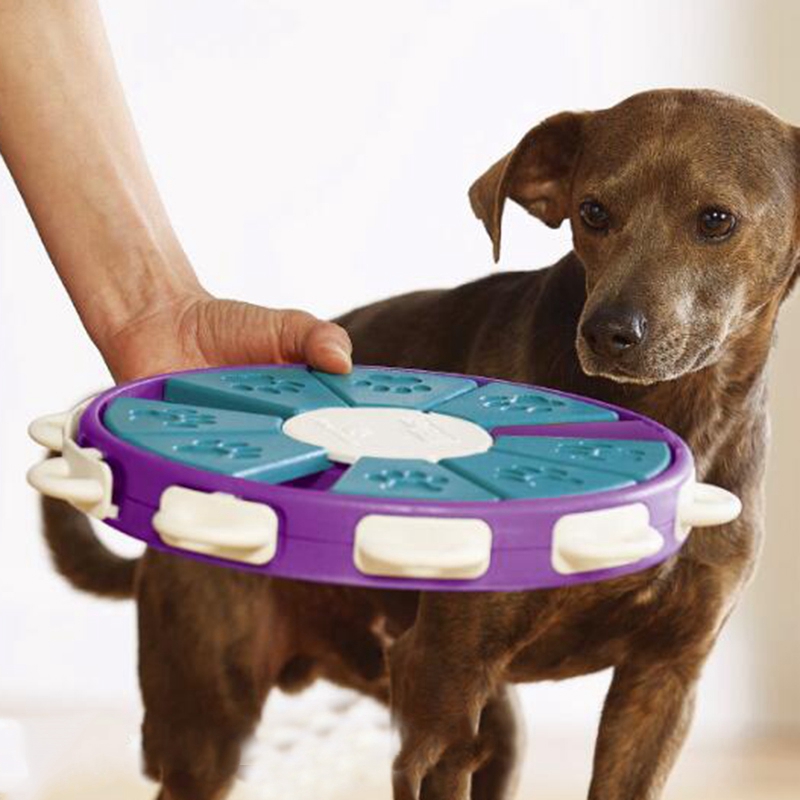 Feeding Dog Puzzle Toy Dog Slow Feeding Device Anti-Choking Food Bowl Disk Training Dog Cat Interactive Pet Toy