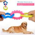 TPR Chew Dog Toys Pet Toys Teddy Puppy Healthy No Poison Chew Interactive Rubber Pacifier Bones Molar Clean The Teeth Funny Game
