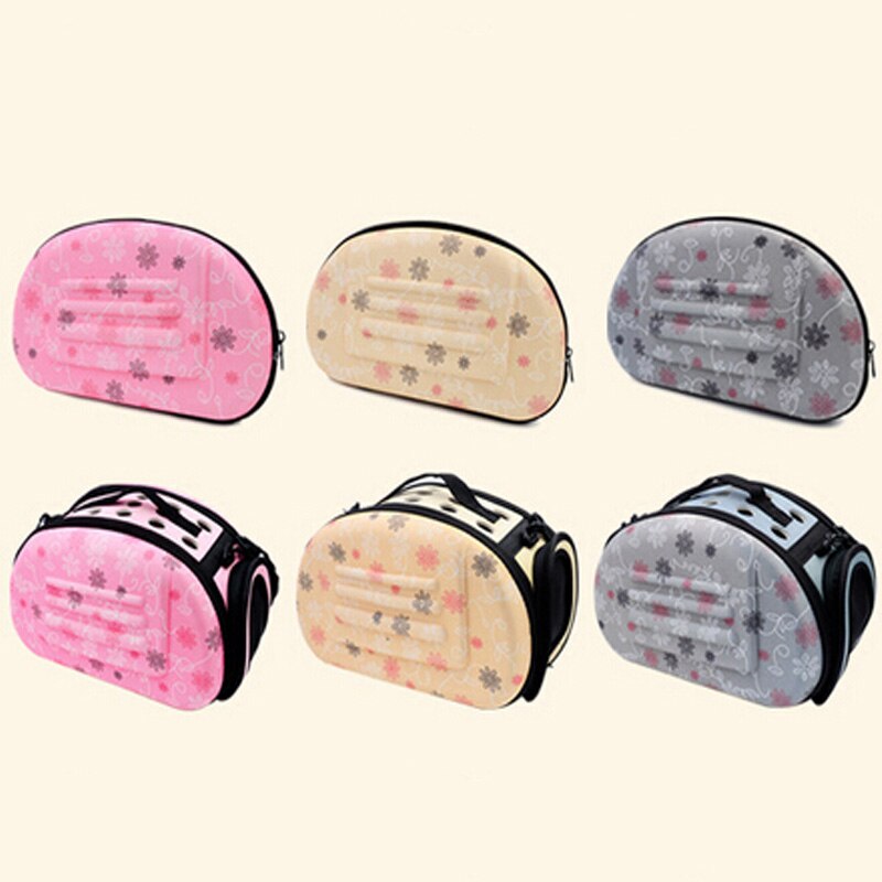 Pet Carrier For Dogs Cat Folding Cage Collapsible Crate Handbag Plastic Carrying Bags Pets Supplies Sac Transport Cat Box