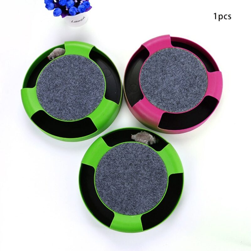 New Cat Play Board Puzzle Cat Scratch Board Bring Your Own Mouse Pet Toy