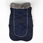 Waterproof Dog Clothes for Large Dogs Winter Warm Big Dog Jackets Padded Fleece Pet Coat Safety Reflective Design Dog Clothing