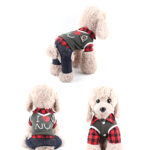1 Pcs Autumn And Winter New College Wind Pet Clothes Couple Models Four Feet Clothes Two Feet Skirt Dog Cat Pet Clothes Supplies