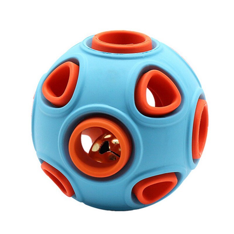Hollowed Ball Pet Dog Toys Funny Luminous&Bell TPR Chew Toys For Small Medium Large Dogs Pet Training Products