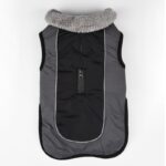 Waterproof Dog Clothes for Large Dogs Winter Warm Big Dog Jackets Padded Fleece Pet Coat Safety Reflective Design Dog Clothing