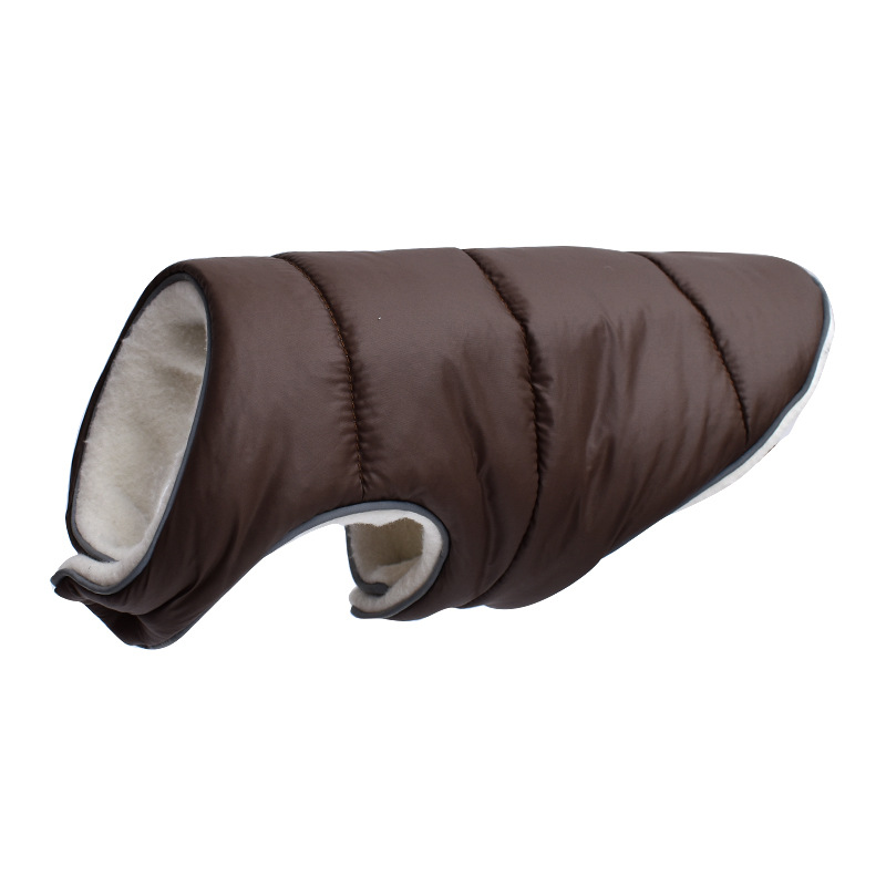 Warm Winter Dog Clothes Coat Pet Jacket Reflective puppy Dog Clothing Vest Comfortable Fleece For Small Medium Large big Dogs