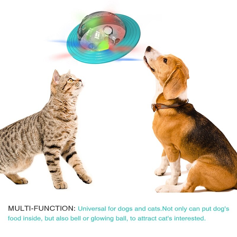Pet Dog Puzzle Toy Bite Resistant Puzzle Toy IQ Training Leaking Food Flying Discs for Dogs Multifunctional Toy