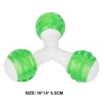 Funny Pet Dog TPR Rubber Squeak Toy Puppy Chew Bite Molar Cleaning Tooth Toys It Will Bring Fun and Entertainment to Your Dog