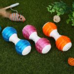 Funny Pet Dog TPR Rubber Squeak Toy Puppy Chew Bite Molar Cleaning Tooth Toys It Will Bring Fun and Entertainment to Your Dog