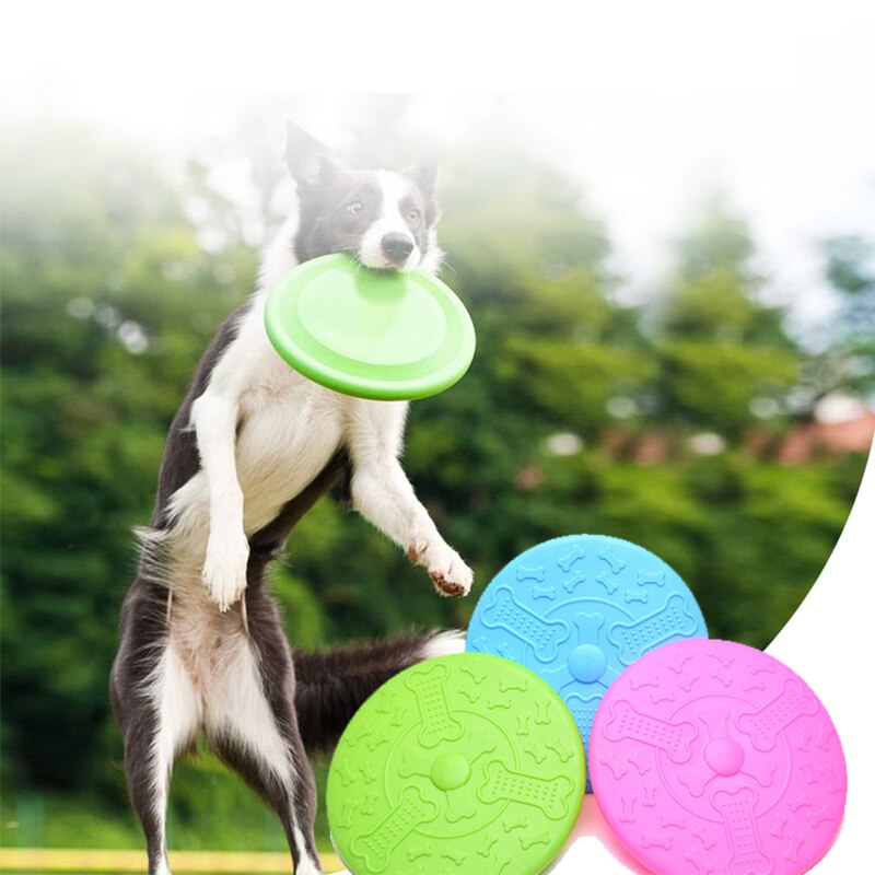 Dogs Flying Discs Dogs Chew Toys For Small Large Dog Puppy Soft Dog Catcher Toy Interactive Pet Toy Funny Pet Training Products
