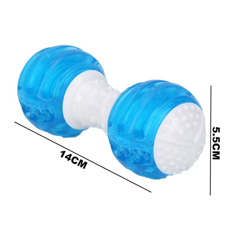 Funny Pet Dog TPR Rubber Squeak Toy Puppy Chew Bite Molar Cleaning Tooth Toys It Will Bring Fun and Entertainment to Your Dog