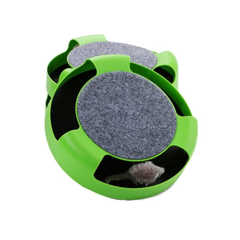 New Cat Play Board Puzzle Cat Scratch Board Bring Your Own Mouse Pet Toy
