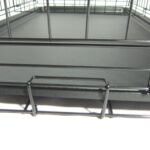 Portable 36" Pet Kennel Cat Dog House Folding Steel Crate Animal Playpen Wire Metal Products Security Gate Supplies For Rabbit
