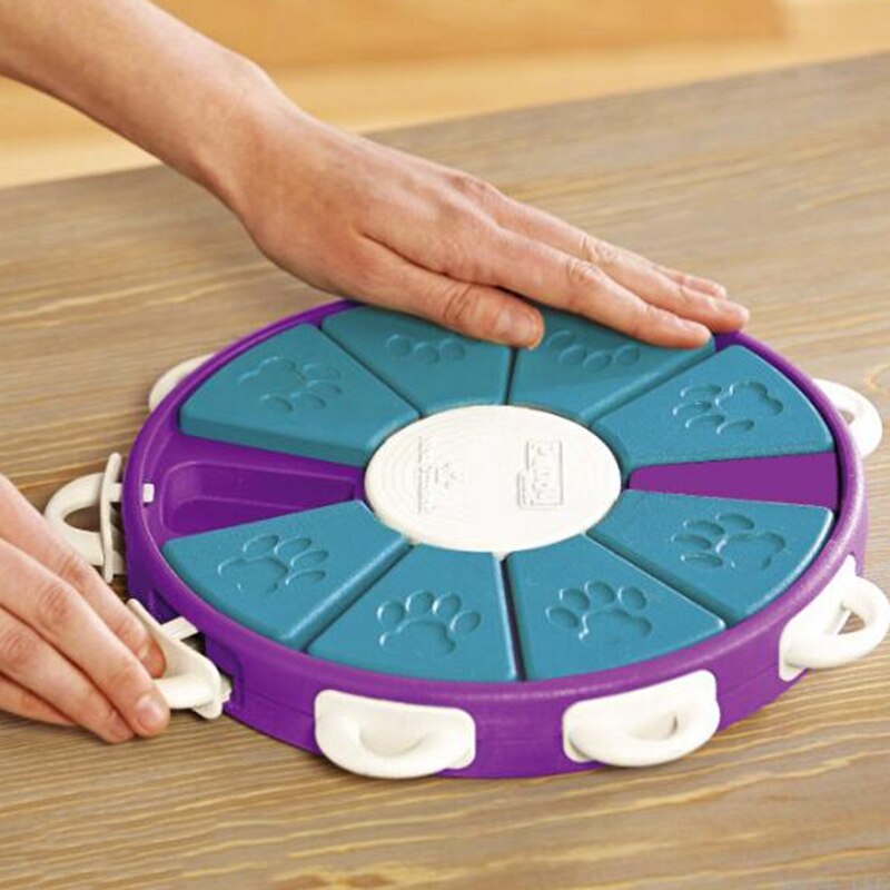 Feeding Dog Puzzle Toy Dog Slow Feeding Device Anti-Choking Food Bowl Disk Training Dog Cat Interactive Pet Toy