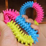 TPR Chew Dog Toys Pet Toys Teddy Puppy Healthy No Poison Chew Interactive Rubber Pacifier Bones Molar Clean The Teeth Funny Game