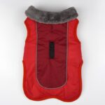 Waterproof Dog Clothes for Large Dogs Winter Warm Big Dog Jackets Padded Fleece Pet Coat Safety Reflective Design Dog Clothing