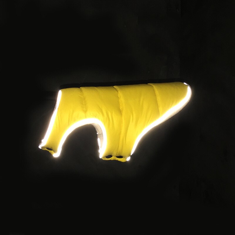 Warm Winter Dog Clothes Coat Pet Jacket Reflective puppy Dog Clothing Vest Comfortable Fleece For Small Medium Large big Dogs