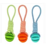 Funny Pet Molar Bite Dog Toys Rubber Chew Ball Cleaning Teeth Safe Elasticity TPR Soft Puppy Suction Cup Biting Dog Toy
