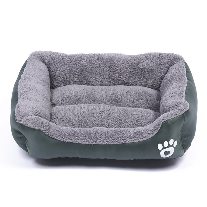 (S-3XL) Large Pet Cat Dog Bed 8Colors Warm Cozy Dog House Soft Fleece Nest Dog Baskets House Mat Autumn Winter Waterproof Kennel