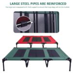 Elevated Pet Bed Detachable Summer Dog Cooling Bed Outdoor Breathable Mesh Raised Cat Puppy Bed Mat Dog Cot Sleep Camping Bed