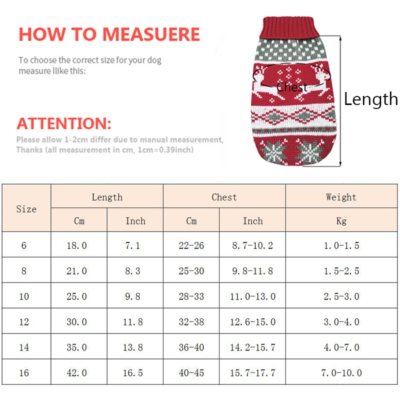 Christmas Cat Dog Sweater Pullover Winter Dog Clothes for Small Dogs Chihuahua Yorkies Puppy Jacket Pet Clothing ubranka dla psa
