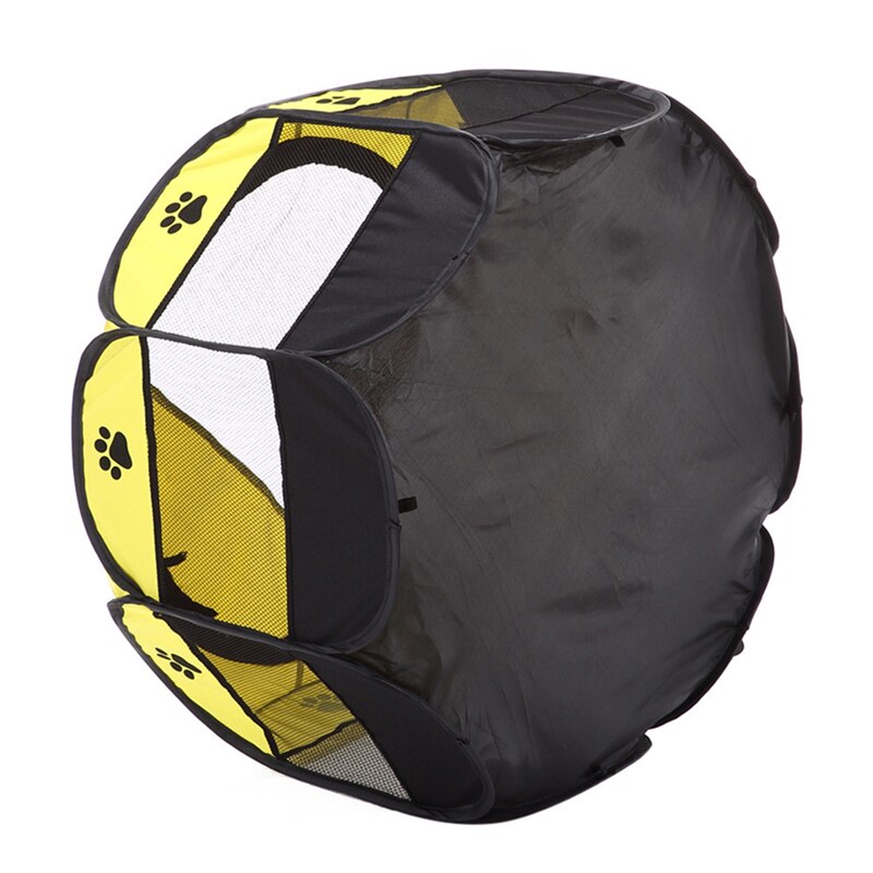 Portable Foldable Dog Cage Pet Tent Waterproof Cat Dog House Playpen Outdoor Cat Dog Kennel Octagon Fence Pet Supplies