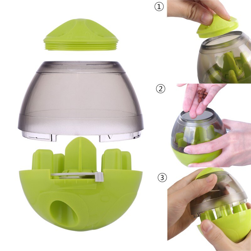 Tumbler Dog Toys Food Hide Ball Toys Dog Interactive Ball Dog Puzzle Toys Shaking Food Leakage Toys Feeder Pet Accessories