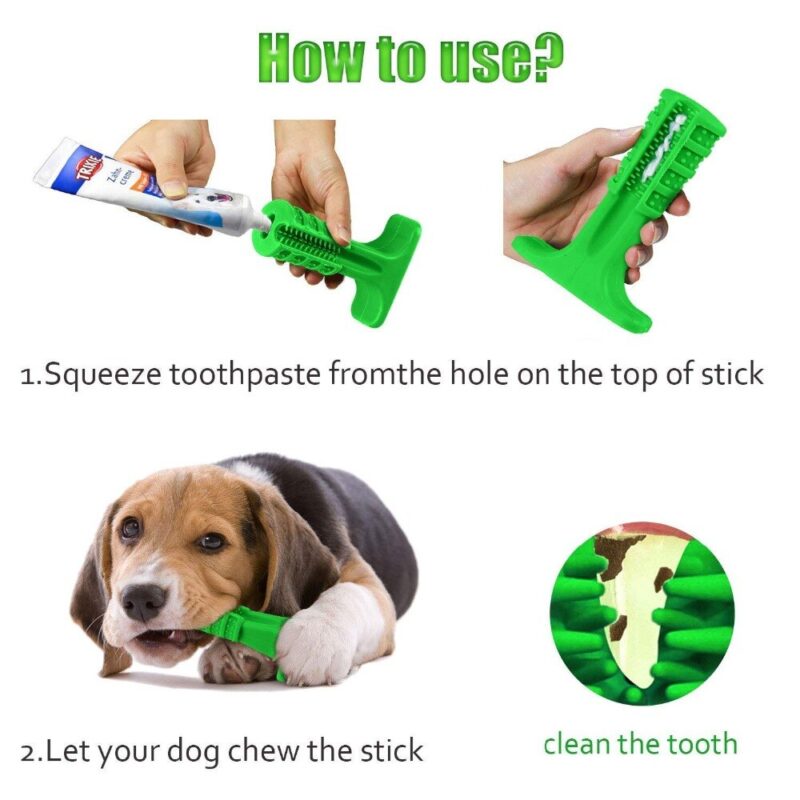 Pet Products Big Dog Toothbrush For Dogs Effective Brushing Stick Teeth Cleaning Toys For Small Medium Large Dog FS0001