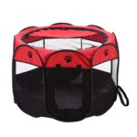 Portable Foldable Dog Cage Pet Tent Waterproof Cat Dog House Playpen Outdoor Cat Dog Kennel Octagon Fence Pet Supplies