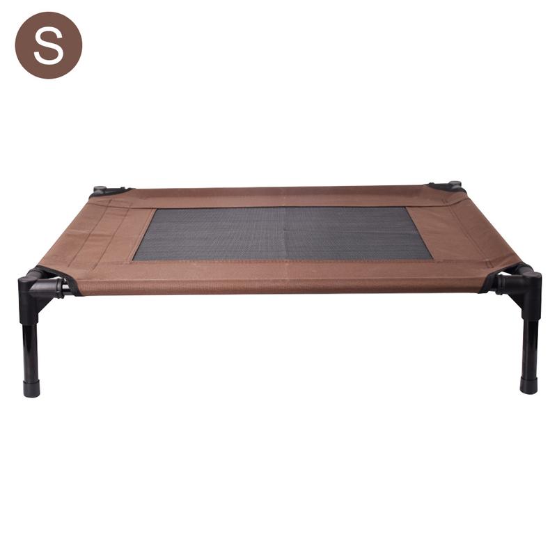 Elevated Pet Bed Detachable Summer Dog Cooling Bed Outdoor Breathable Mesh Raised Cat Puppy Bed Mat Dog Cot Sleep Camping Bed