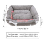 Dog Bed Mat House Pad Warm Winter Pet House Nest Dog Bed With Kennel For Small Medium Dogs Nest Petshop cama perro