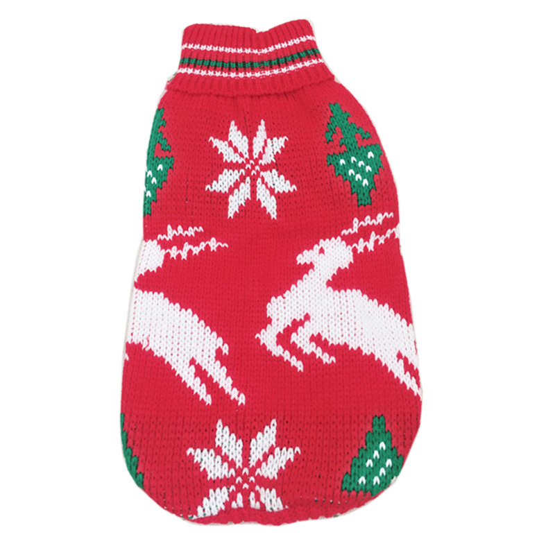 Christmas Cat Dog Sweater Pullover Winter Dog Clothes for Small Dogs Chihuahua Yorkies Puppy Jacket Pet Clothing ubranka dla psa