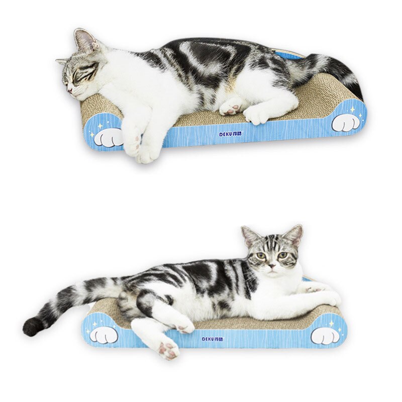 Cats Kitten Scratcher Post Interactive Corrugated Paper Toy For Pet Cat Training Toys sisal cat scratcher board