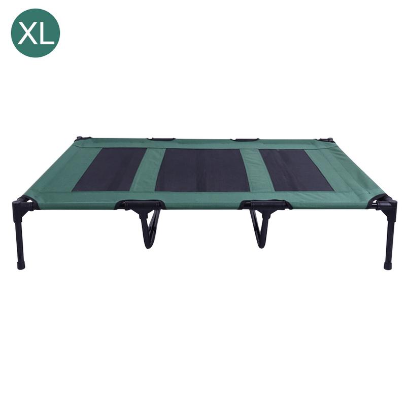 Elevated Pet Bed Detachable Summer Dog Cooling Bed Outdoor Breathable Mesh Raised Cat Puppy Bed Mat Dog Cot Sleep Camping Bed