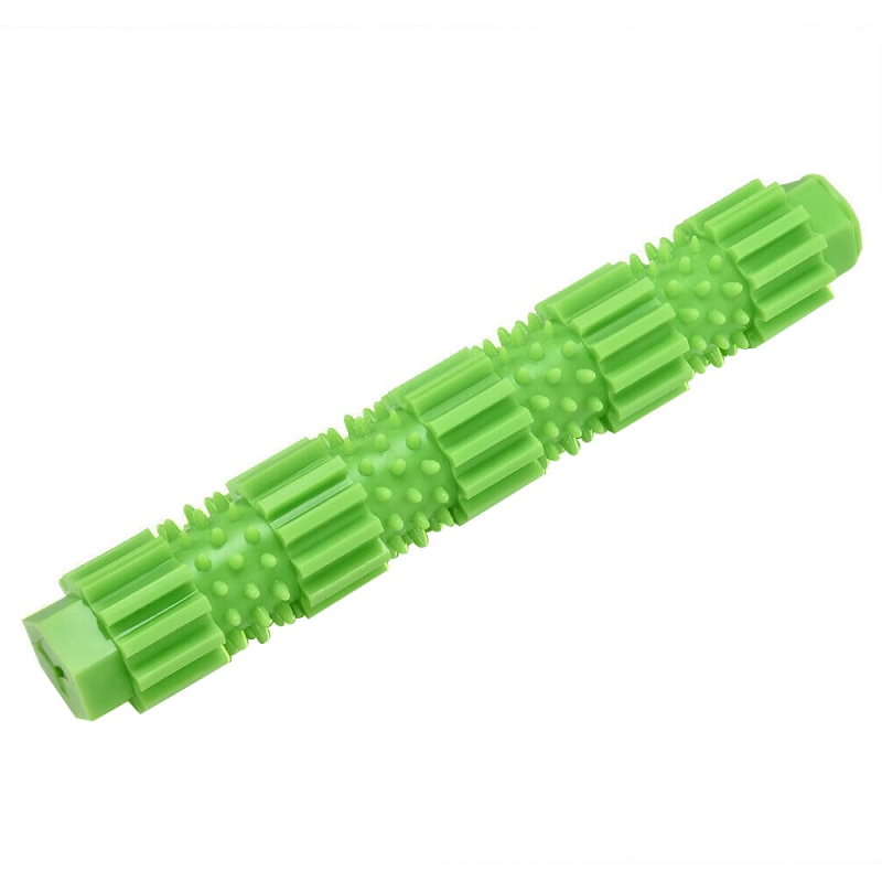 Dog Chew Toy For Aggressive Chewers Treat Dispensing Rubber Teeth Cleaning Toy TPR Bite-resistant Food Molar Rod Pet Toothbrush