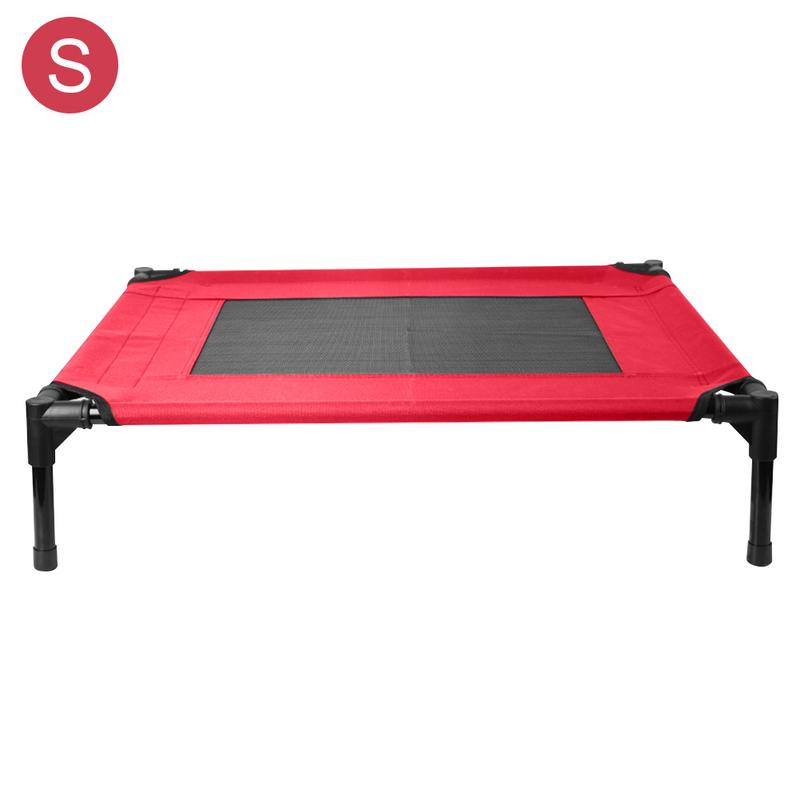 Elevated Pet Bed Detachable Summer Dog Cooling Bed Outdoor Breathable Mesh Raised Cat Puppy Bed Mat Dog Cot Sleep Camping Bed