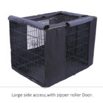 Dog Kennel House Cover Waterproof Dust-proof Durable Oxford Dog Cage Cover Foldable Washable Outdoor Pet Kennel Crate Cover