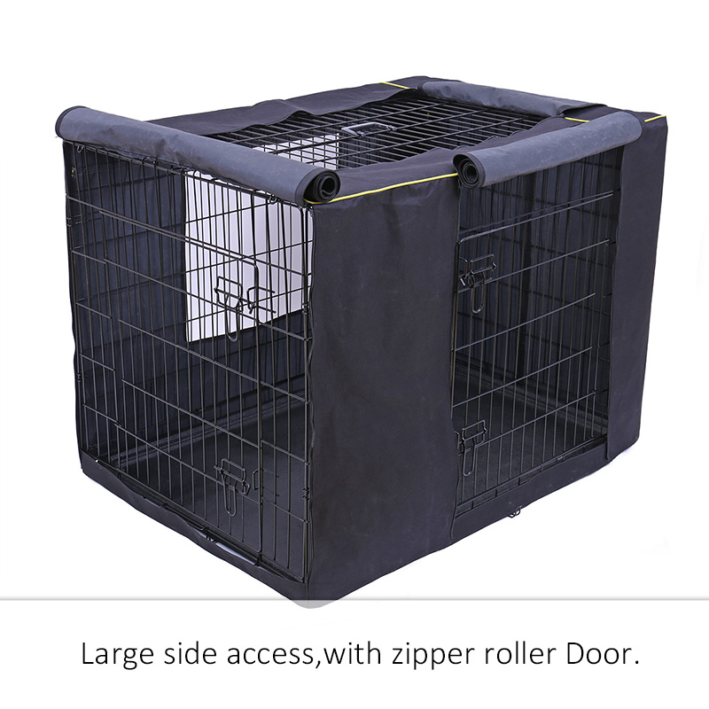 Dog Kennel House Cover Waterproof Dust-proof Durable Oxford Dog Cage Cover Foldable Washable Outdoor Pet Kennel Crate Cover