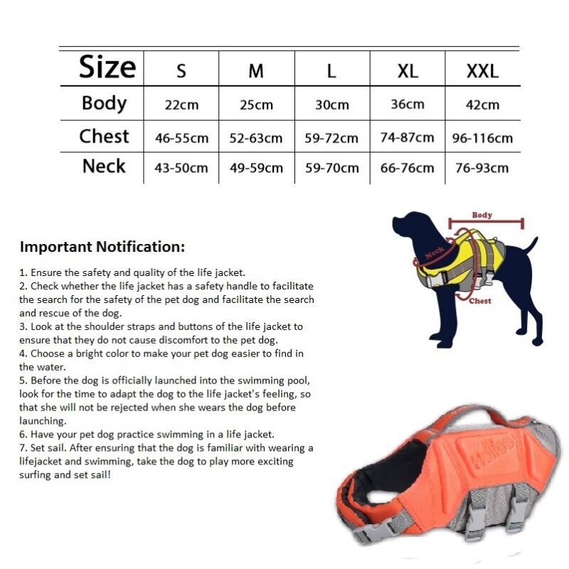 Summer Dog Harness Professional Pet life Jacket 3M Reflective Dog Coat Safety Swimming Vest Waterproof Pet Dog Clothes
